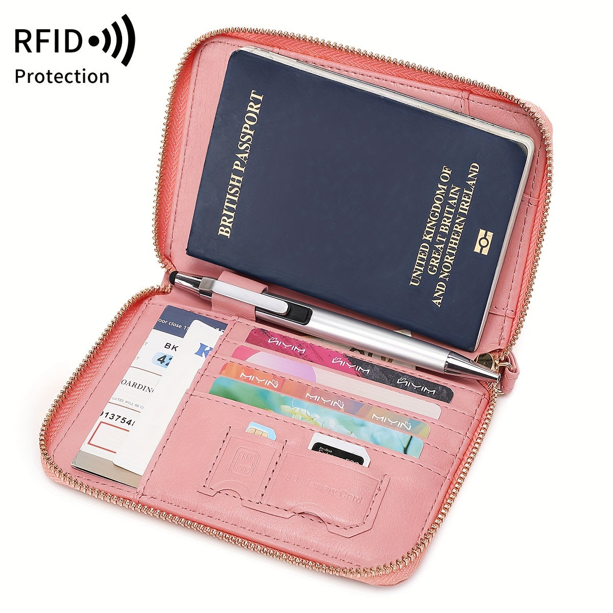 Porte-Passeport RFID Sécurisé À La Mode