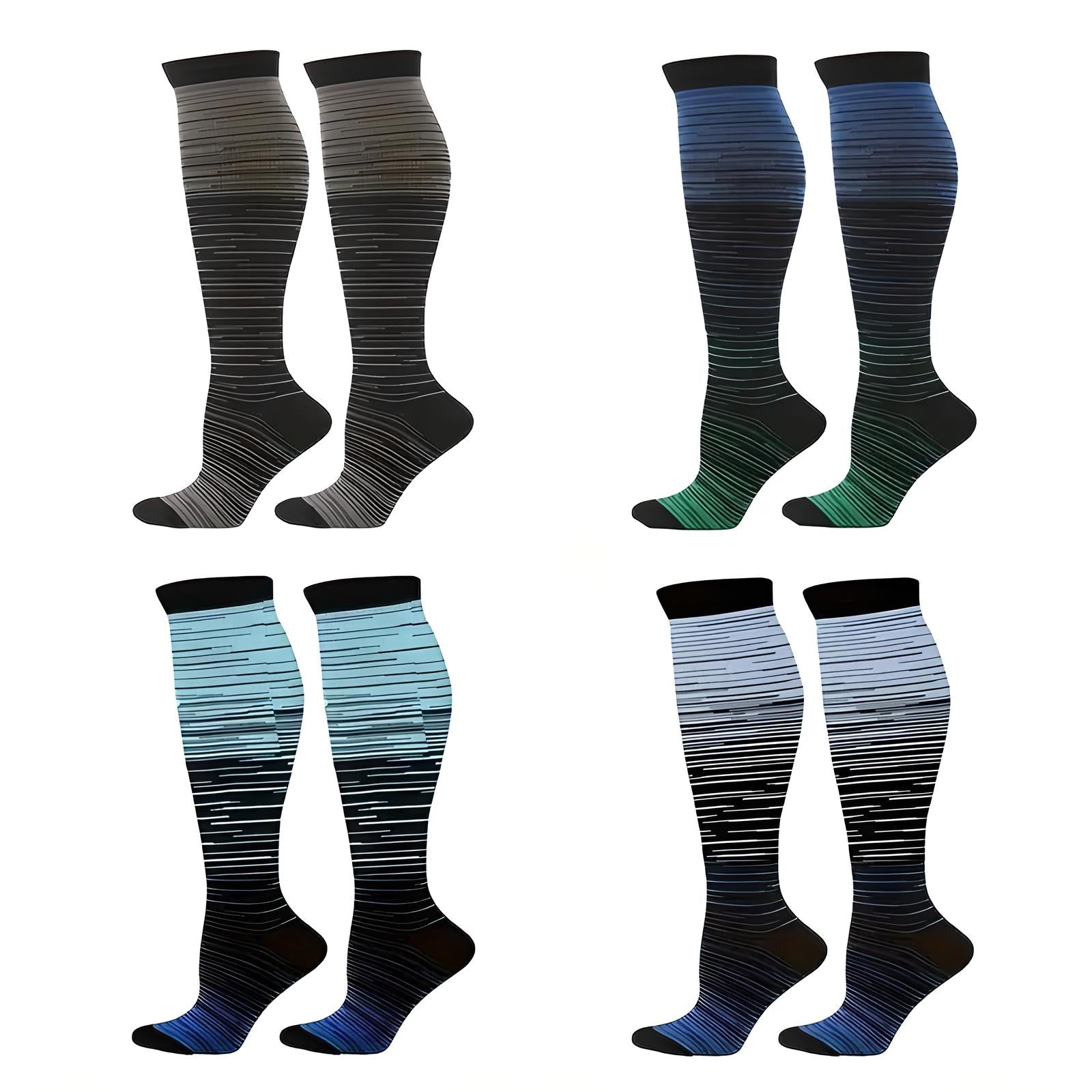 Chaussettes De Compression Unisexes De Voyage